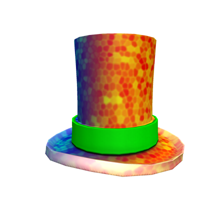 Catalog Omega Rainbow Top Hat Roblox Wikia Fandom - roblox top hat texture