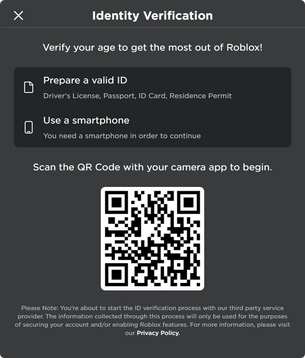 Age ID Verification – Roblox Support