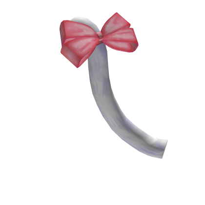 Catalog Bowed White Cat Tail Roblox Wikia Fandom - pink cat tail roblox