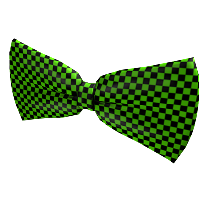 Green Checkered Bow Tie Roblox Wiki Fandom - green bow tie roblox