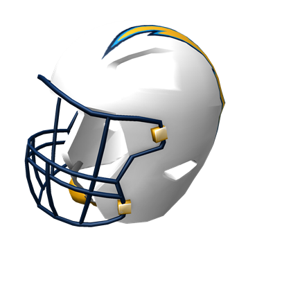 Los Angeles Chargers Helmet Roblox Wiki Fandom - golden football helmet roblox