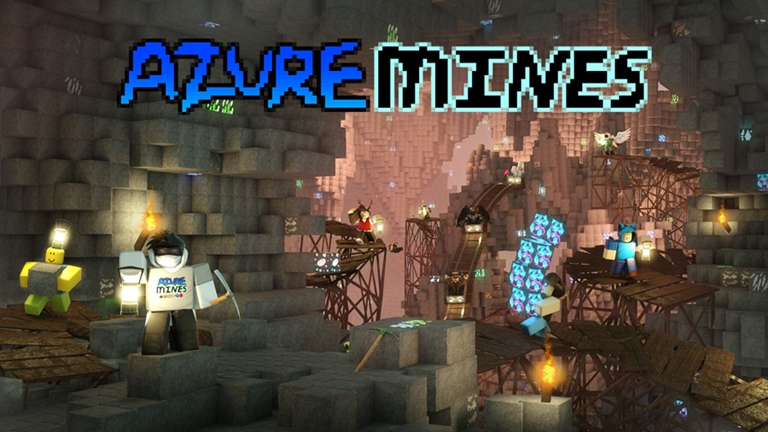 Explore The Azure Mines In ROBLOX