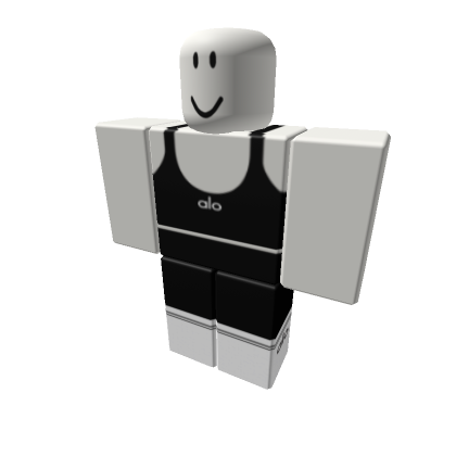 Black T-Shirt (for Alo Renown Crewneck Pullover) - Roblox