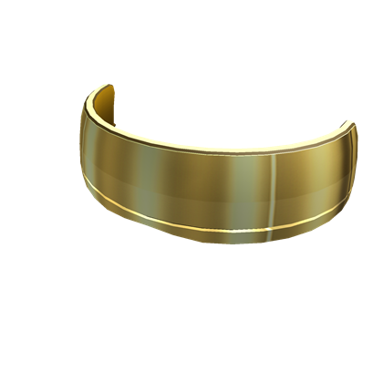 Catalog Gold Visor Roblox Wikia Fandom - gold roblox visor roblox