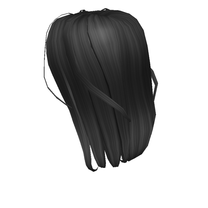 Pretty long black hair - Roblox