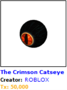A picture of The Crimson Catseye in 2007.