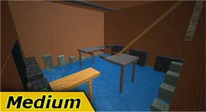 The old Medium difficulty picture, showing the map now known as Shaken Up.