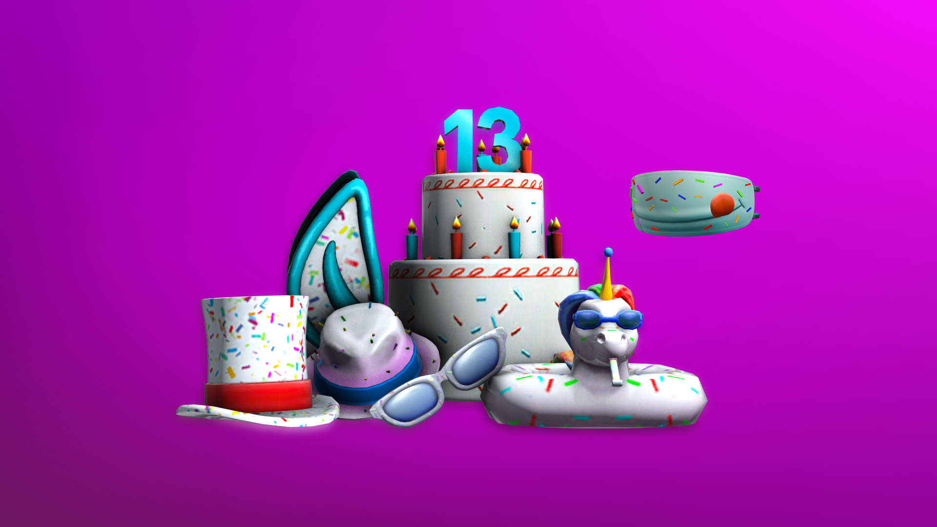 Roblox 13th Birthday Items, HD Png Download - kindpng