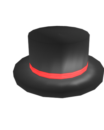 Catalog Red Banded Top Hat Roblox Wikia Fandom - pinstripe fedora roblox wikia fandom