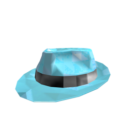 Sky Blue Sparkle Time Fedora