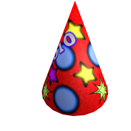 2010 Party Cap Roblox Wiki Fandom - bithday hat roblox