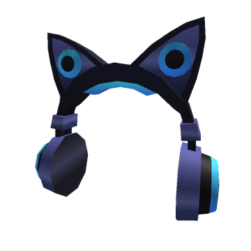 Blue cat ear gaming headset shop