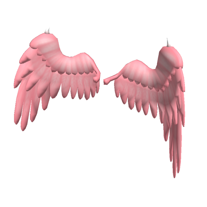 Pink Descended Wings Roblox Wiki Fandom - roblox avatar free wings