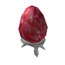 Ruby Fabergé Egg of Sparkle Time