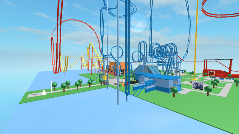 Six Flags Great Robloxia Roblox Wiki Fandom - how to build six flags in roblox