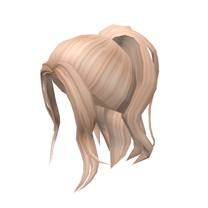 Blonde Messy Ponytail Roblox Wiki Fandom - black ponytail roblox id