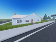 A view of the empty house.