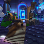 The portal to The Games hub seen inside of The Hunt: First Edition hub.