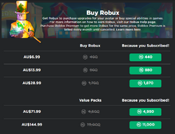 do robux have stox
