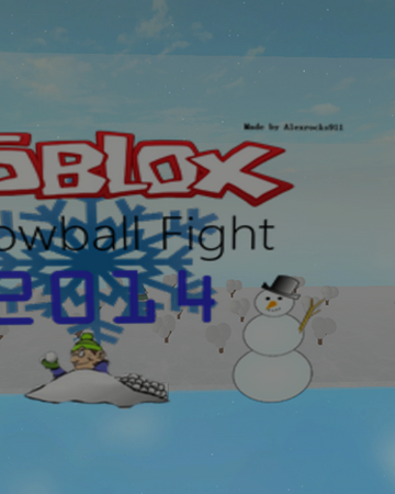 Roblox Snowball Fight 2014 Roblox Wiki Fandom - snowball fight roblox