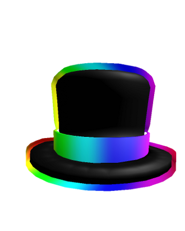 Catalog Cartoony Rainbow Banded Top Hat Roblox Wikia Fandom - rainbow suit top roblox