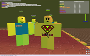 In-Game image of Miked wearing his figure