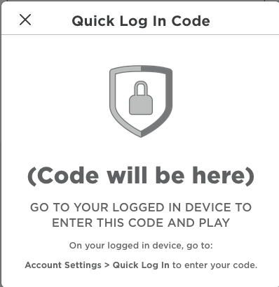 RTC on X: When clicking the Quick login you will get a code. You will  have to enter that code when using Quick login. Via @TwotterK   / X