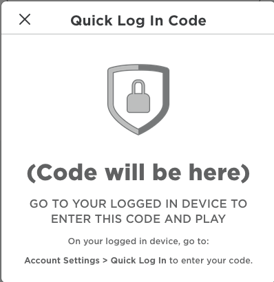 quick log in roblox