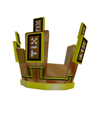 Catalog Crown Of Tix Roblox Wikia Fandom - free tix hat roblox