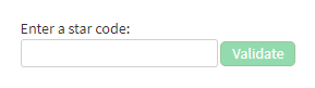Введення зіркового коду у старому інтерфейсі.