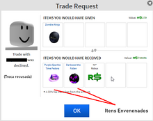 RTC em português  on X: ITEM LIMITED: O Óculos Elétricos Chocantes  ficou limited no Roblox! Ele foi vendido em 2018 por 20.000 Robux e tem  apenas 23 donos no momento! Seu