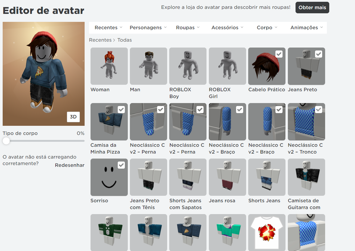 🔥GRATIS! 8 NOVOS PACOTES DE CORPOS 3D ROBLOX 