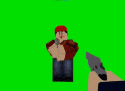 I made a green screen arsenal gift thing. Feel free to use (just crop) : r/ roblox