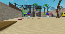 Beach Arsenal Wiki Fandom - arsenal roblox map background