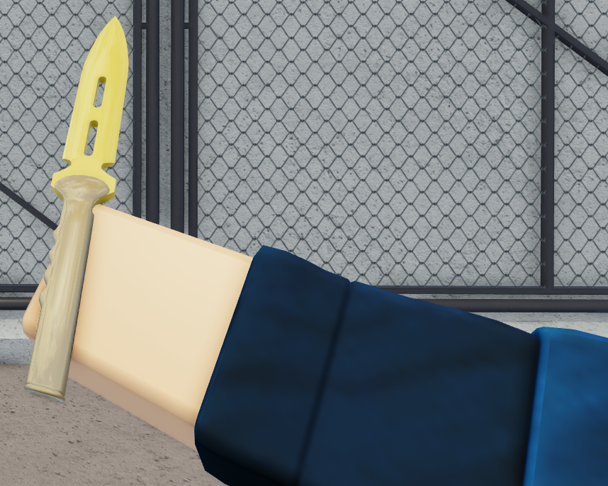 roblox arsenal how to get golden knife