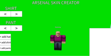 HOW TO GET THE RARE CREATOR SKIN IN ROBLOX ARSENAL.. 