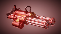 Candy Cane Miniguns Arsenal Wiki Fandom - roblox minigun christmas