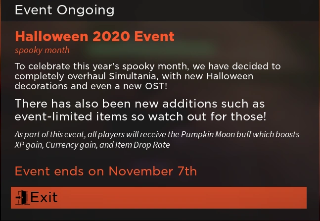 Halloween 2020 | Awakening Wiki | Fandom