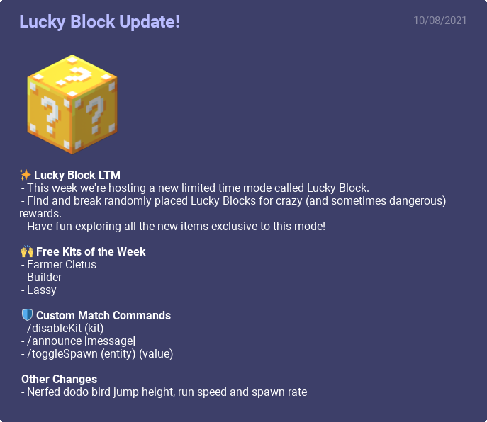 Roblox BedWars New Items update log and patch notes - Try Hard Guides