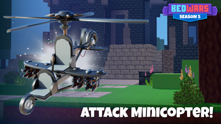 Roblox BedWars on X: 🚁 Attack Minicopter [NEW!] 🗺️ Map Saves