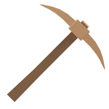 wooden pickaxe real life