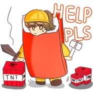 “Builder Needs Help” emote