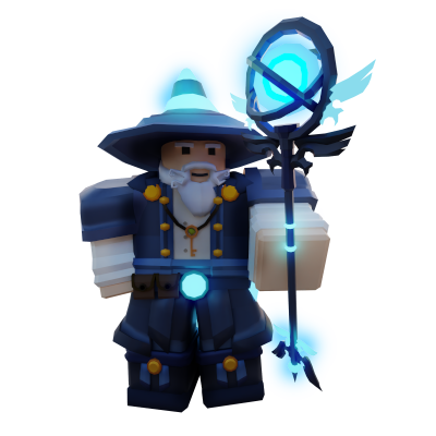 Unlocked Master Wizard Rank & Max Power Staff in Roblox Wizard Champions 