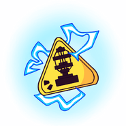 "Tesla Danger Sign" emote