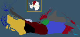 Map of The Xenonist Union and It's States map image