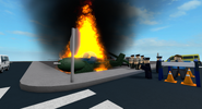 Another glimpse of the crash.