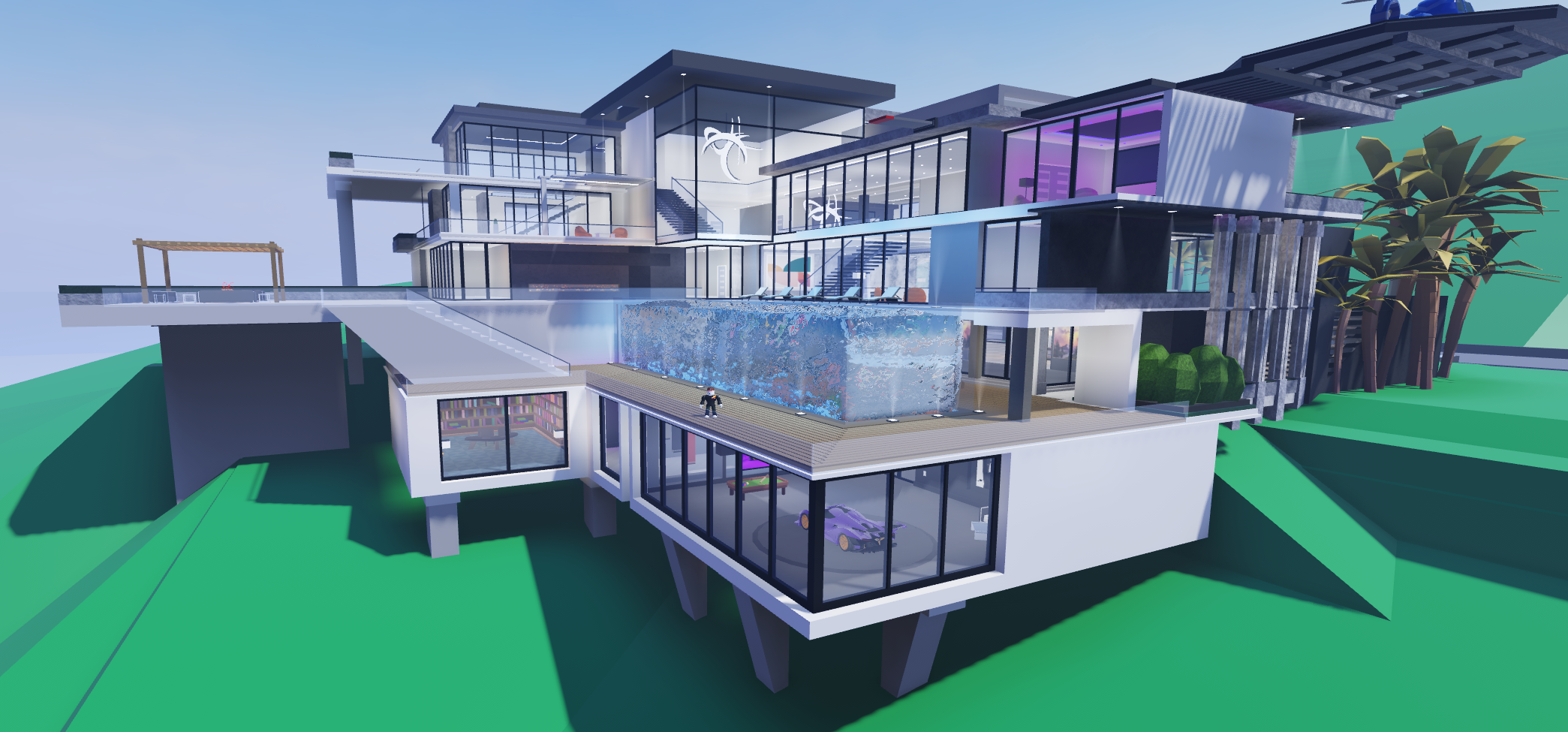 CLUB MANSION II Tour: Bloxburg Mansion 1M+ II W.e.3.b.s. II Roblox, art,  architecture, mansion