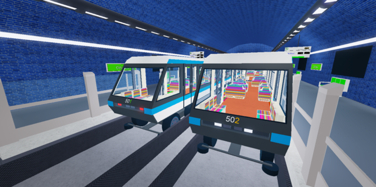 ROBLOX) Automated Underground Metro Line (The Plaza Subway) 