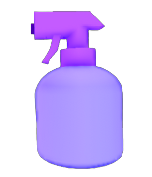 Purple store spray bottle