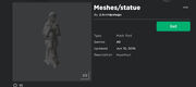 Mesh-Statue